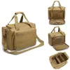 Nueva bolsa de equipaje de viaje con ventilador militar de gran capacidad, bolsa oblicua portátil impermeable para exteriores, bolsa de camping