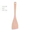 Espátula de Madera para Cocinar, Espátula de Madera de Haya sin Pintar, Cuchara de Madera, Utensilios de Cocina, Espátula para Sartén Antiadherente, Cuchara para Sopa de Mango Largo, Juego Completo Personalización