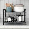 Estante de Almacenamiento para Fregadero de Cocina Transfronterizo, Estante de Almacenamiento Retráctil, Estante de Múltiples Niveles para Horno de Microondas y Ollas, Estante Retráctil de Venta Directa de Fábrica