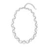 [2 Colores Disponibles] Perla de Vidrio Mezclada con Cadena de Metal Elegante para Dama Exportación Europea y Americana Venta al por Mayor Collar para Mujer