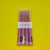 Vela de varilla larga con hilo de color galvanizado estilo europeo sin humo sin lágrimas para boda cumpleaños ambiente diseño vela al por mayor