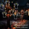 Fábrica de Fios de Luz LED Patenteados Venda Direta Personalizado Halloween LED Fantasma em Movimento Luzes de Neon Atacado