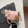 Nova Bolsa Quadrada Pequena para Mulheres da Primavera de 2026, Bolsa de Ombro Único Transversal, Bolsa de Mão, Fashion e Simples, Estilo Japonês e Coreano, Casual, Cor Sólida, Elegante