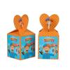 Caja de dulces con estampado de dibujos animados para decoración de fiestas infantiles, caja de refrigerios, caja de embalaje variada, caja de manzana, 6 piezas