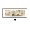 Nueva pintura decorativa de estilo chino para pasillo, sala de estar, paisaje, pasillo, pintura colgante, pintura de tinta minimalista moderna, mural zen