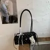 Nova Bolsa Baguete Floral Doce de Nicho 2026 para Mulheres, Estilo Menina Fashion Tendência Laço Bolsa de Axila Bolsa de Ombro