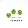 Cobre Puro Cloisonné Esmalte Agujero Pasante Incrustado Hueco Cuentas Sueltas DIY Pulsera Creativa Cultural Pulsera Joyería para Ropa Accesorios