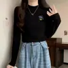 Camada Base Top de Gola Meia-Alta De Rong para Mulheres Outono/Inverno Novo Estilo Coreano Emagrecedor Versátil Manga Longa Roupa Íntima Top Quente Armazém Lightning
