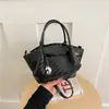 Bolso cubo de diseño de nicho transfronterizo para mujer, nueva colección otoño 2026, de alta gama, lujo discreto, adecuado para ir al trabajo, bolso de hombro o bolso cruzado