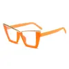 Gafas de sol Retro Ojo de Gato con Montura Grande de Moda Transfronteriza Europea y Americana para Mujer, Gafas de Fiesta de Personalidad de Lujo de Gama Alta, Nuevo Estilo de Moda