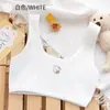 Ropa interior de algodón puro para niñas en crecimiento de 7 a 15 años, sujetadores para niñas jóvenes, camisetas de verano para estudiantes de primaria y secundaria