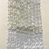 Cuentas de calabaza de cristal blanco imitación natural al por mayor, cuentas de linterna semiacabadas de aguamarina y amatista, accesorios para joyería DIY