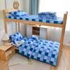 Set de Tres Piezas para Dormitorio de Estudiante Clase a Ropa de Cama Funda Nórdica de Algodón Puro Sábana Bajera Cubre Edredón Sábana Ajustable Ropa de Cama para Cama de Escuela para Personal