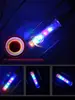 Luz de válvula de rueda caliente para coche de carretera de montaña, decoración para ciclismo ligero, inducción de vibración, colorida, 5 LED, luz para boquilla de gas de bicicleta
