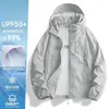 Ropa de Protección Solar Estilo Montaña para Exteriores para Mujer, Nuevo Estilo de Verano, Holgada y Ligera, Ropa de Protección Solar Muy Atractiva, Chaqueta de Secado Rápido para Hombre con Logo Estampado