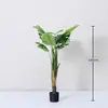 Planta Monstera em vaso altamente realista para sala de estar interna, decoração de casa de temporada, quarto modelo, decoração suave de hotel, planta verde artificial