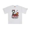 Suministro mayorista transfronterizo Chaopai de comercio exterior a 260g éxito de ventas BAPE cabeza de simio tiburón camiseta de manga corta 21