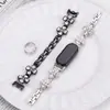 A Nova Série de Cores Starlight é Adequada para Pulseiras do Relógio Xiaomi Mi Band 8/9, Pulseiras de Relógio Inteligente com NFC de Aço Inoxidável Metálico