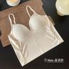 Camisola com Bojos para Mulheres Usarem por Fora e por Dentro, Top Tubo Envolvente para Estudantes, Íntimos Tudo-em-Um Justos ao Corpo e com Costas Bonitas