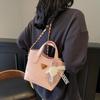 Bolso de mano de color contrastante popular de este año para mujer 2025 nuevo bolso de cubo más vendido versátil casual de alta gama bolso bandolera