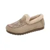Zapatos Hanfu estilo antiguo para mujer, nuevos zapatos de algodón estilo chino, suela suave, estilo nacional con zapatos de disfraz antiguo Ma Mian, para mediana edad y ancianos, zapatos de tela del viejo Pekín