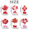 Amazon Nueva Decoración de Fiesta de San Valentín Bandera para Jalar Pajitas Desechables Inserciones para Banderas Marco de Fotos Accesorios para Fotos