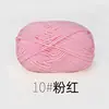 Cachecol de tricô à mão com fio de algodão leitoso de 4 fios Suéter de bebê Agulha de crochê Pantufas de crochê Bola de lã Pacote de material para buquê