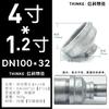 Accesorios para Tubería Rectos Galvanizados con Rosca Macho 1/2 Pulgada, 32 mm Hierro Fundido, 1 Pulgada, 20 mm Hierro Fundido, 65 mm Tubería de Acero, 15 mm