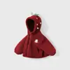 Roupas de Outono e Inverno para Meninas Jaquetas, Moda Bebê Crianças Estiloso Tendência Marca Desenho Animado Acolchoado Espessado com Capuz Desenho Animado Pelo Suéteres
