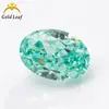 Corte Flor de Gelo Aço Carbono Alto Broca Oval Cor Branca Coleção Fábrica Atacado Pedra Solta Zircônia Cúbica Sintética