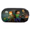 Dropshipping Minecraft Legends Compartimento para Estudiante Estuche Caja de Papelería Minecraft Caja de Bolsa de Cosméticos
