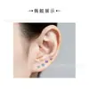 Aretes de flor de cinco pétalos ultra brillantes de aleación de titanio F136 de 4.5 mm, labrets con rosca interna, piercings para lengua, piercings para nariz, accesorios para piercings DIY