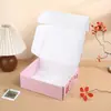 Cajas de Embalaje Personalizadas de Gama Alta Tipo Avión para Té, Cosméticos, Cajas Plegables de Cartón Blanco Corrugado, Cajas de Color con Logo Personalizado