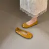 Zapatos planos estilo ballet franceses de una sola pieza para mujer, nueva colección 2026, con lazo, diseño de hada retro, perfectos con vestidos, y con diseño de punta dividida