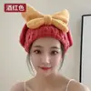 Gorro de baño y secado de pelo para adultos con temática de dibujos animados, absorbente, grueso, secado rápido, toalla de pelo, toalla de pelo de vellón de coral, gorro de baño, turbante para la cabeza