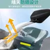 Capa de guidão bateria moto guidão para-brisa à prova de sol à prova de vento à prova de sol à prova de chuva capa de para-brisa de carro elétrico