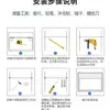 Nueva Pieza de Fijación Triangular Pieza Móvil para Colgar Vidrio Gancho de Acero Inoxidable Gancho Adhesivo Cola de Golondrina Gancho para Espejo Accesorios de Ferretería Engrosados para Baño