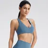 Sujetador Deportivo Transpirable de Sensación Natural Transfronterizo para Running de Alta Intensidad, Fitness, Espalda Cruzada, Ropa de Yoga, Sujetador de Yoga a Prueba de Impactos para Mujer