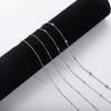 Jinyiyuan 304 aço inoxidável conta cobra corrente cobra pulseira colar DIY joias atacado moda commuter