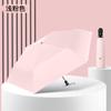 Paraguas Ultra Ligero de Plumas Estilo Japonés con Recubrimiento Negro Engrosado para Protección Solar, Paraguas Plegable para Mujer, Paraguas Portátil de Lápiz, Paraguas Publicitario de Regalo