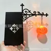 Estantería de Libros para Productos Nuevos Transfronterizos Luz de Linterna Iluminación de Estantería de Biblioteca Linterna Artesanías de Hierro