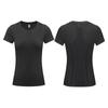 Roupas Fitness para Mulheres 2026 Verão Novo Estilo Esportes ao Ar Livre Roupas de Yoga Costura em Tela Blusa Top de Manga Curta com Tela