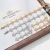Pendientes de Aro con Cruz Cromada de Nuevo Estilo Más Vendidos Transfronterizos, Personalidad de Moda Europea y Americana, Conjunto Versátil de Joyería para Pulsera y Pendientes para Hombres y Mujeres