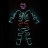 Roupas fluorescentes de luz fria EL de alta qualidade para travessia de fronteira Niu Mowang dança a laser dança eletro-óptica performance de reunião anual da empresa
