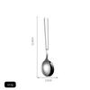 Talheres de aço inoxidável 316 Colher doméstica Rede Social colher para comer de grau alimentício colher redonda de cabo longo colher de café