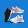 Zapatos Casuales con Letras Zapatillas Deportivas Suela Suave Zapatos Luminosos Estilo de Moda 2026 Transpirables Zapatos Deportivos para Niños y Niñas Otoño