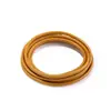 Cordón de cera coreano de 3.0 mm, cuerda de cera de poliéster con patrón de serpiente multicolor, material de tejido hecho a mano para pulseras y collares, resistente al desgaste