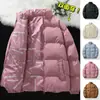 Chaqueta de Algodón de Alta Gama para Hombre, Nuevo Estilo Otoño e Invierno 2026, Forrada de Polar, Engrosada, Abrigo de Algodón Cálido, Corte Holgado, Chaqueta de Algodón con Cuello Alto