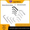 Fábrica de Origem Pronta Entrega Endurecido Internamente Fenda Cruzada Interna Groove de Flor de Ameixa Chave Hexagonal Chave em L M2/M3/M4 Chave Hexagonal