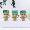 Cristal de Quartzo Transparente Natural Ponta Única Halo Cor Arco-Íris DIY Decoração de Cabelo de Boneca Presente Infantil